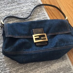 denim fendi bag